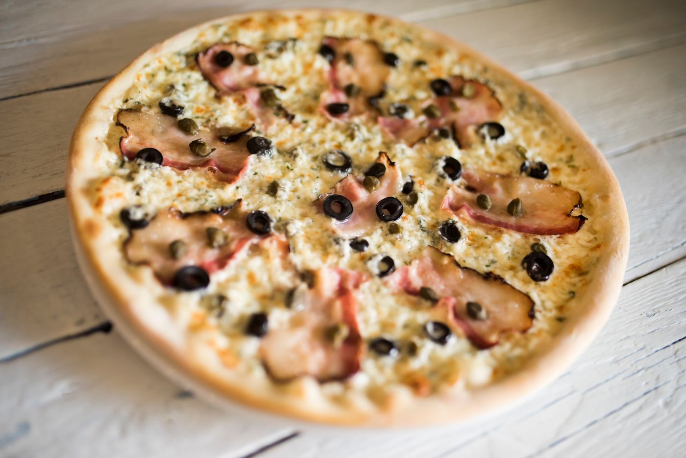 The clam pie, littlenecks and parsley